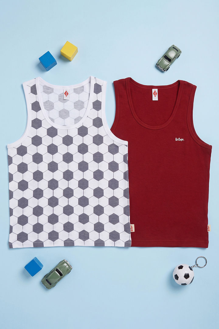 Lee Cooper Boys Vest (Pack of 2) - Multicolor — image 14